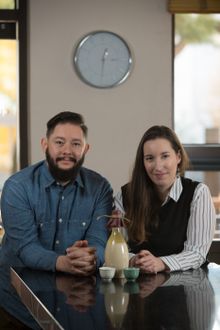 Julia Mellor and partner Dan McLaughlin, The Sool Company, Seoul