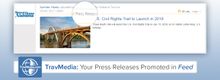 Feed: Promotes your press releases