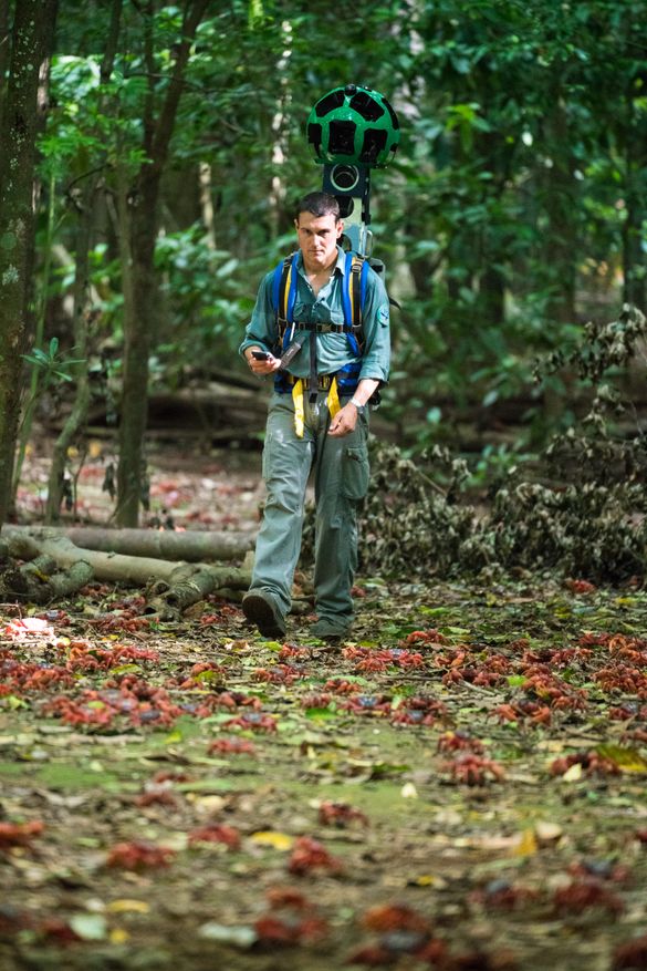Google Trekker on Christmas Island