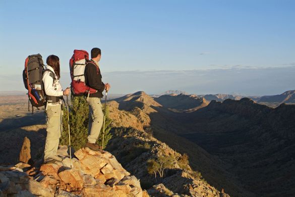 Counts Point, Section 8 Larapinta Trail.  The 223km long Larapinta Trail is one of Australia's most spectacular bushwalking and trekking experiences. 