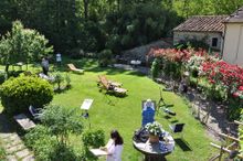 Painting al fresco at The Watermill