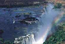 Take a heli-tour over the Victoria Falls
