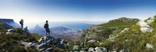 Panoramic view of Cape Town from Table Mountain