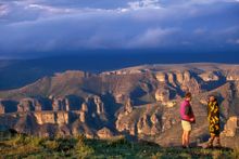 Majestic landscapes, Malealea, Western Lesotho