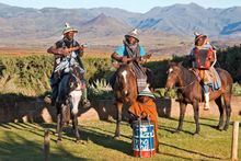 Local musicians, Malealea, Western Lesotho 