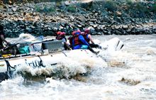 White water rafting Cataract Canyon, Utah