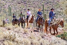White Stallion Guest Ranch, Arizona, desert ride