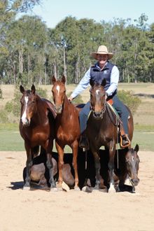 Guy McLean says if you're a good horseman, you have the opportunity to be a good parent and a good partner – “it’s all just relationships”.
