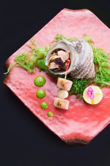 WHOLE SAZAE  GARLIC BUTTER PONZU    TORO SHIOYAKI - v