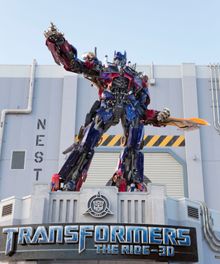 TRANSFORMERS: The Ride –  3-D brings the action of the films to life on Jun. 21. Passengers board a 12-person vehicle, designed 
