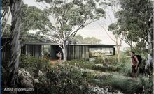 Artists Impression of one of the eco-lodges on the Three Capes Lodge Walk