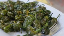 Padron peppers, celebrated in their home town of Padron, on the Camino Portugues