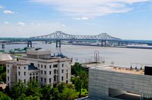 Downtown Baton Rouge and the Mississippi River