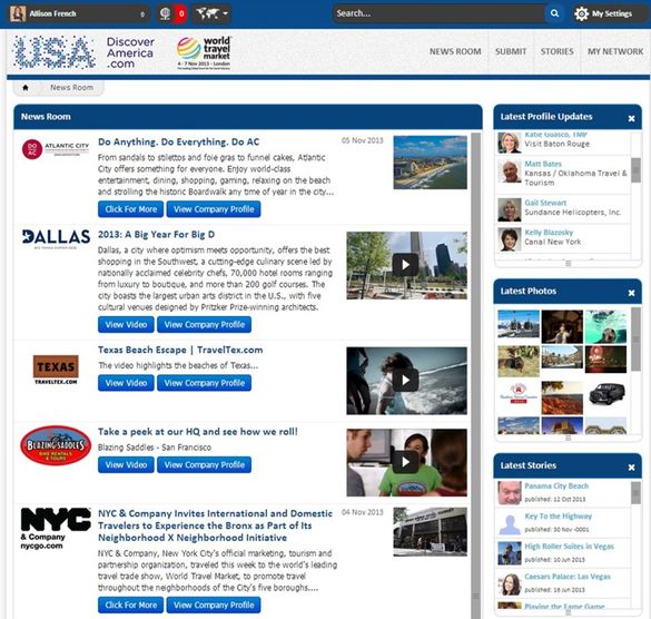 Brand USA Pavilion Online Marketplace World Travel Market