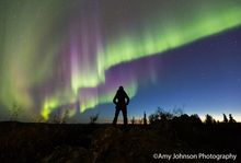 Aurora Borealis near Fairbanks, Alaska.