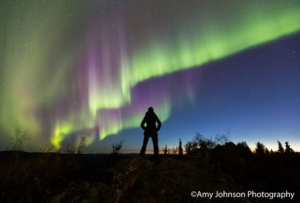 Aurora Borealis near Fairbanks, Alaska.