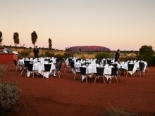 Uluru Feastival dinner under the stars