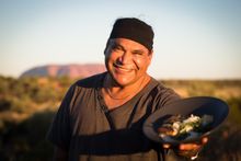 Indigenous Chef Mark Olive at the Uluru Feastival