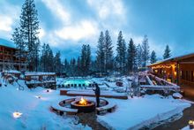 Rush Creek, the closest lodging to the entrance of Yosemite National Park on Highway 120 in Tuolumne County, is open all winter.  