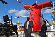 Shaquille O'Neil auf der Carnival Vista