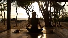 Yoga platform at Kinondo Kwetu Hotel, Kenya