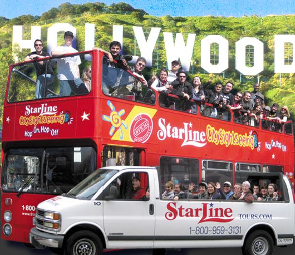 Starline Tours' Hop-On Hop-Off CitySightseeing Tour covers more than 100 miles in the Los Angeles area, giving visitors a conven