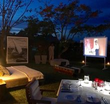 Open air private screening 