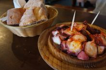 Octopus Galician style on the Camino de Santiago
