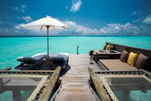 The view from a Villa Suite Sun Deck at luxury eco-resort Gili Lankanfushi.