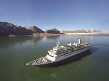 Fred. Olsen Cruise Lines' Black Watch in Spitsbergen