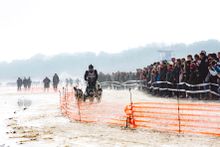 Musher auf der Rennstrecke