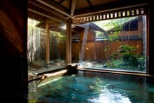 One of many bath houses in Kinosaki Onsen 