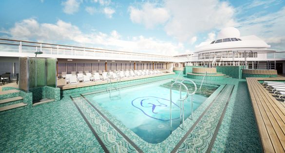 Seven Seas Mariner's pool deck will receive the most comprehensive redesign.