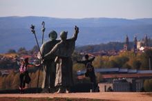 Two friends on the Camino de Santiago