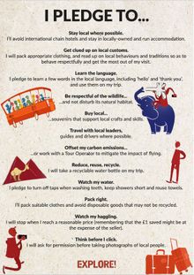 Explore's Pledge