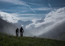 Up in the mountains