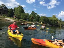 Kayaking in Eureka Springs Arkansas