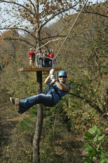 Ziplining The Ozarks in Eureka Springs Arkansas