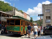 Eureka Springs AR Historic Trolleys for Family Transportation 