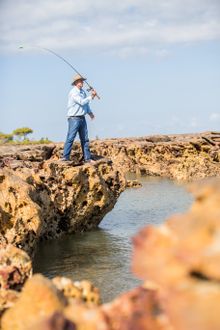 Million Dollar Fish Ambassador, Matt Hayden, can't resist the lure of Territory waterways.