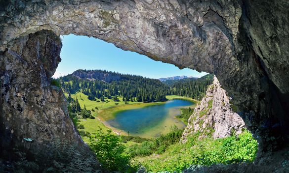 Sackwiesensee, einer der höchstgelegenen Badenseen