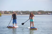 Paddle boarding, one of many outdoor adventures in Daytona Beach, FL