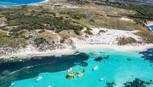 Rottnest Island by private helicopter