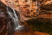 Amaroo Falls by helicopter - a remote picnic and swimming spot in El Questro Wilderness Park