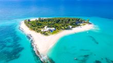 View of Thanda Island and its private coral reef