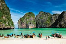 Maya Bay, Phi Phi Le Island, Hat Noppharat Thara – Mu Ko Phi Phi National Marine Park, Krabi