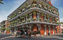 The French Quarter in New Orleans