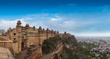 : Gwalior fort is a popular tourist attraction in Gwalior, Madhya Pradesh, and is now quicker to get to from Delhi thanks to the new high-speed Gatimaan Express service.