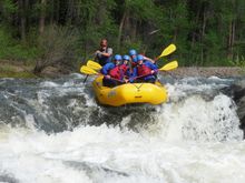 White-water rafting