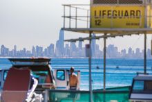 Lifeguard tower overlooking Surfers Paradise